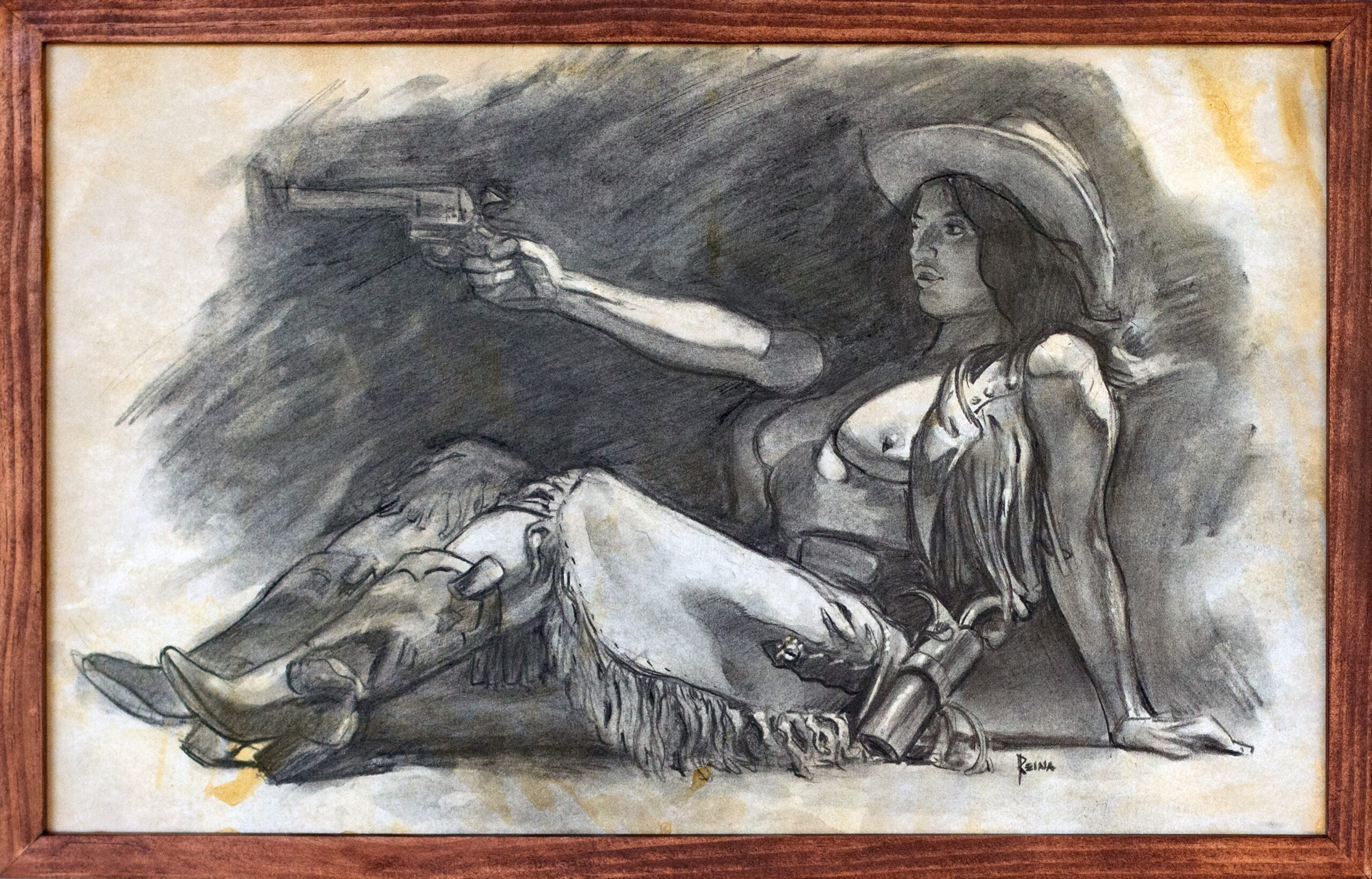 An Inopportune Time for a Gunfight (Sold)