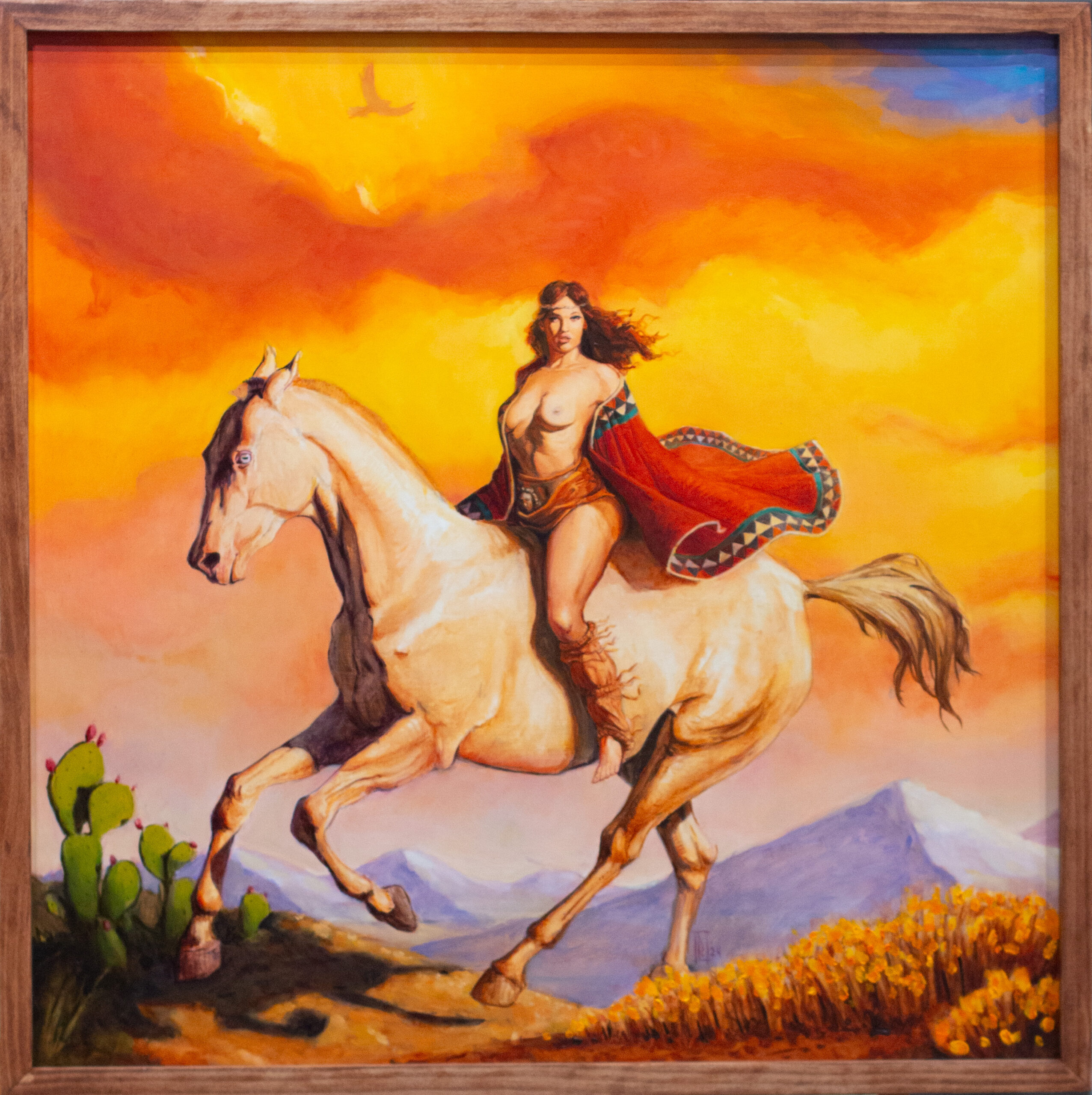 A Godess on Horseback (Sold)
